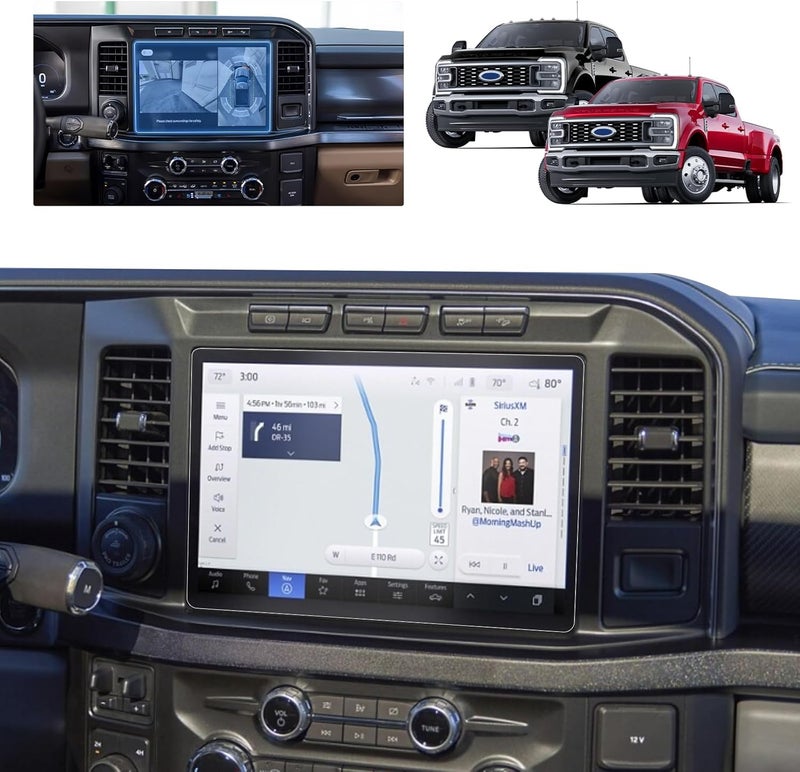 BSTW for 2025 F250 Matte Screen Protector for 2023 2024 2025 Ford F250 F350 F450 SYNC 4 12" Display for Ford F250 Super Duty Accessories Anti Glare Tempered Glass Protective Film (F250 12-In Matte) - Image 2